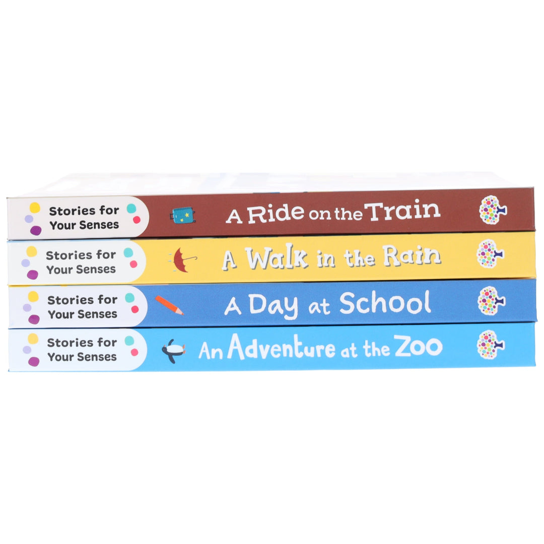 Stories for Your Senses Series (Set 2) by Emma Steel Illustrated 4 Books Collection Set - Ages 3-5 - Board Book (Includes Free Audiobook & Soundscape!)