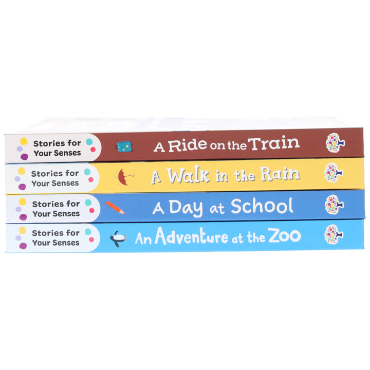 Stories for Your Senses Series (Set 2) by Emma Steel Illustrated 4 Books Collection Set - Ages 3-5 - Board Book (Includes Free Audiobook & Soundscape!)
