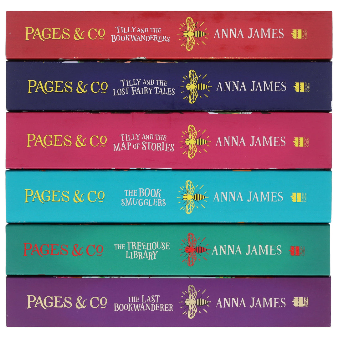 Pages & Co Series by Anna James 6 Books Collection Set - Age 9-14 - Paperback