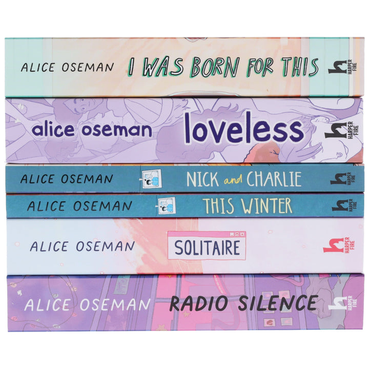 Alice Oseman Collection (Solitaire, Radio Silence, I Was Born For This, Loveless, Nick and Charlie, This Winter) 6 Books Box Set - Ages 13+ - Paperback