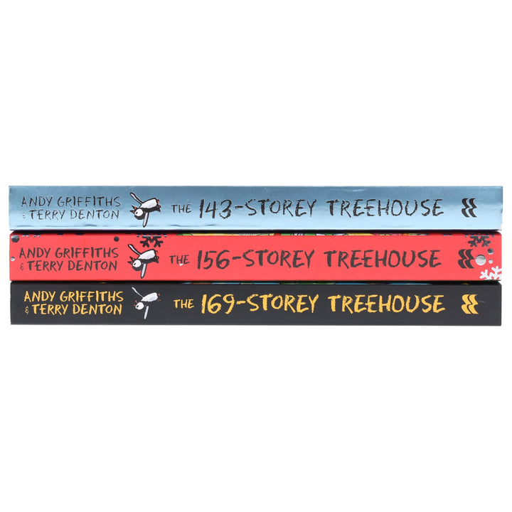 The Treehouse Series (Book 11-13) by Andy Griffiths Illustrated 3 Books Collection Set - Ages 7-12 - Paperback