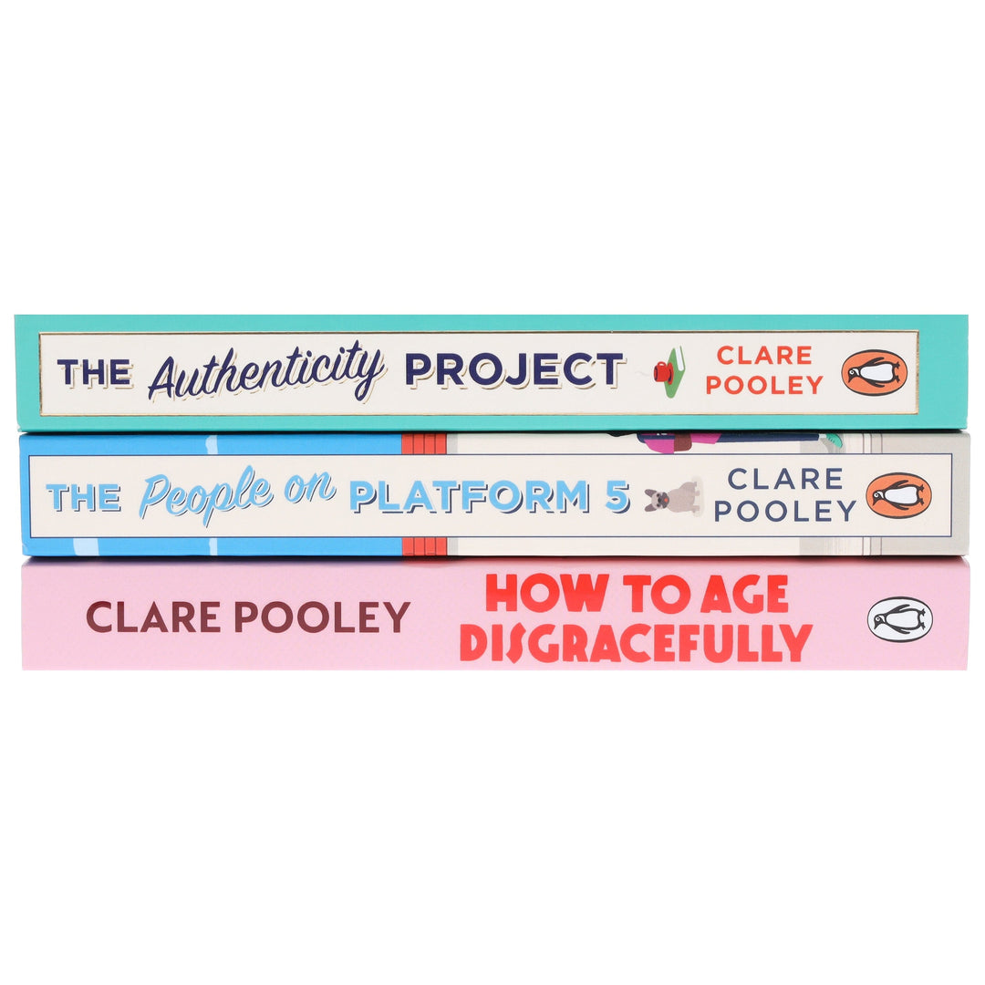 How to Age Disgracefully, The Authenticity Project & The People on Platform 5 By Clare Pooley: 3 Books Collection Set - Fiction - Paperback