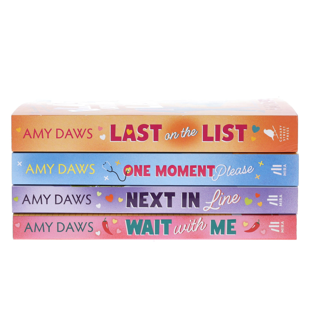 Wait With Me Series by Amy Daws 4 Book Sprayed Edges Collection Set - Fiction - Paperback