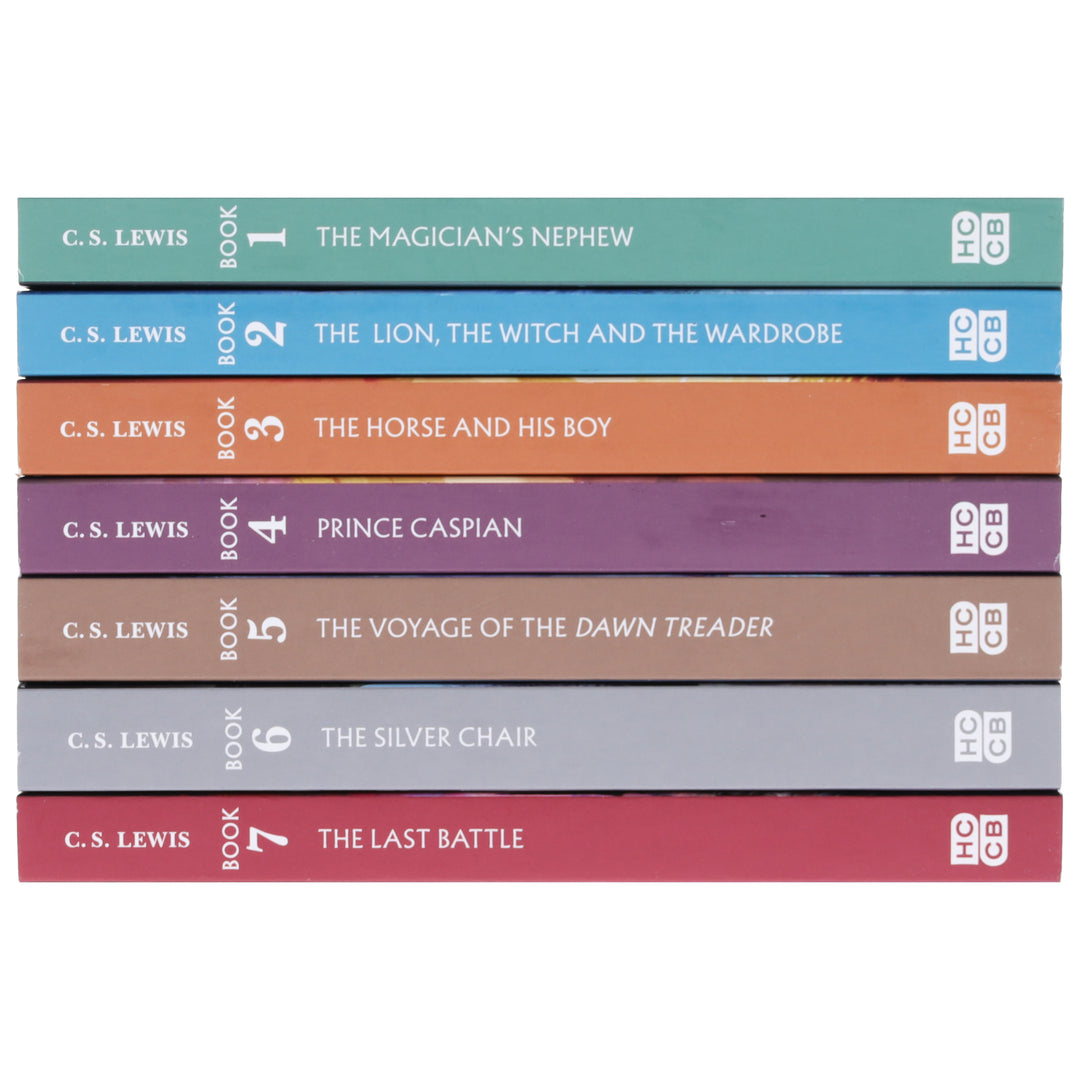 The Chronicles of Narnia 7 Books By C.S. Lewis - Ages 7-9 - Paperback