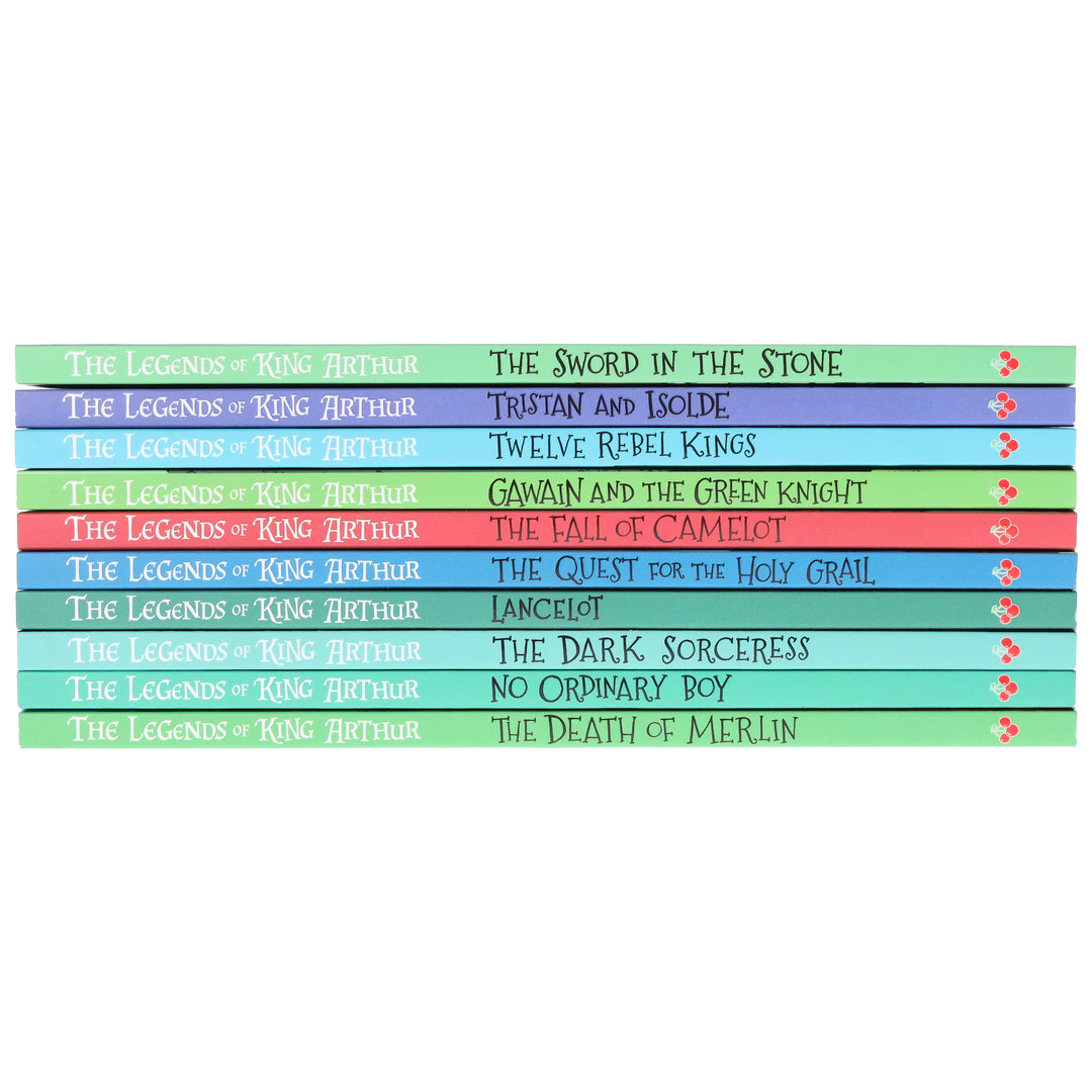 The Legends Of King Arthur Easy Classic 10 Books Box Set By Tracey Mayhew - Ages 7-9 - Paperback
