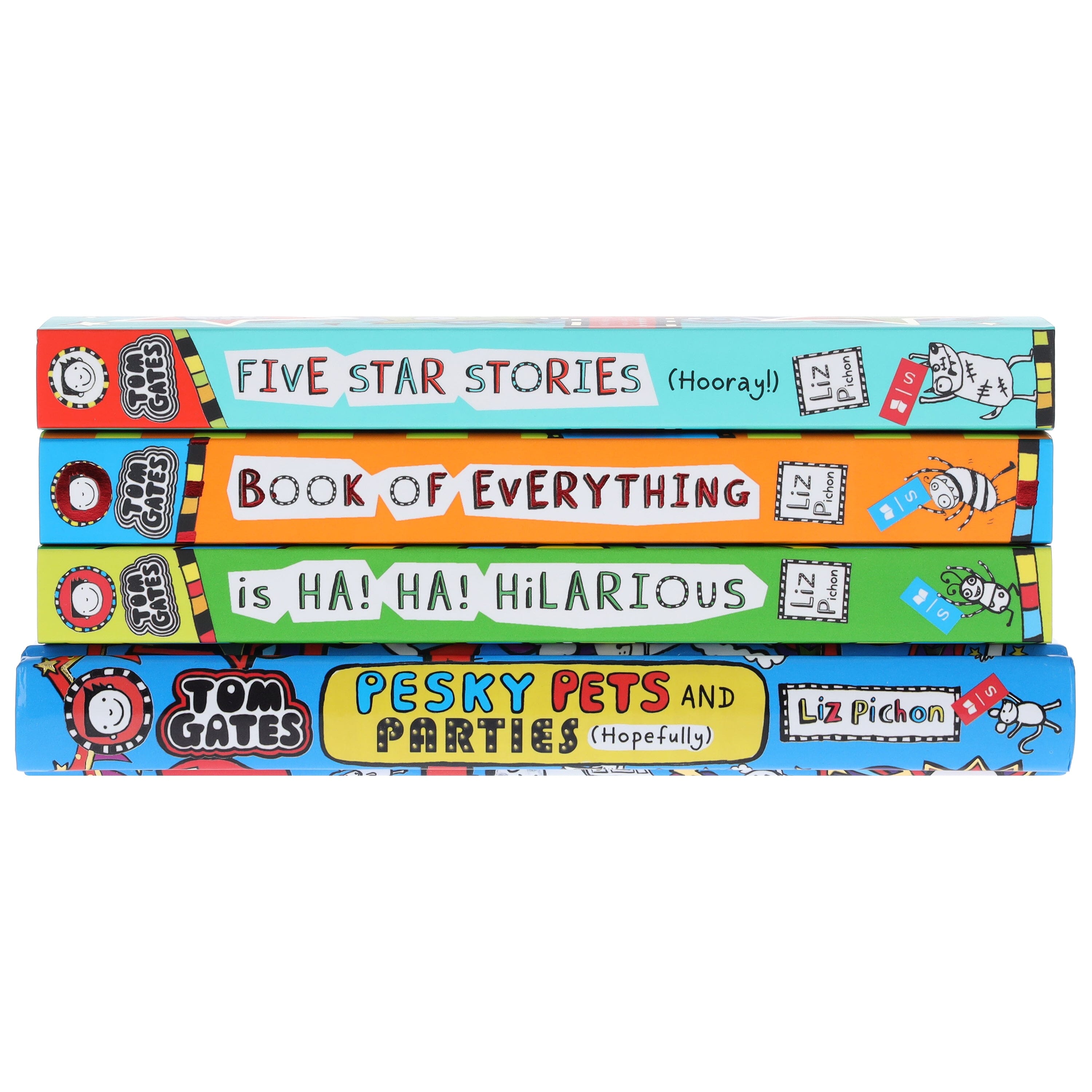 Tom Gates Series (Book 21-24) by Liz Pichon 4 Books Collection Set