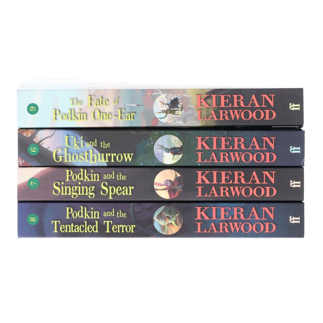 The World of Podkin One-Ear Series (Book 6-9) by Kieran Larwood 4 Books Collection Set - Ages 9+ - Paperback