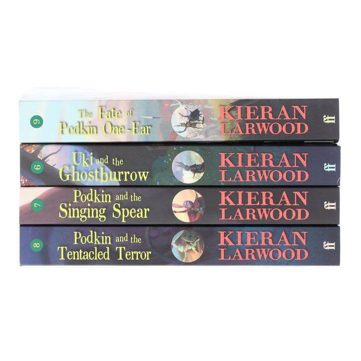 The World of Podkin One-Ear Series (Book 6-9) by Kieran Larwood 4 Books Collection Set - Ages 9+ - Paperback