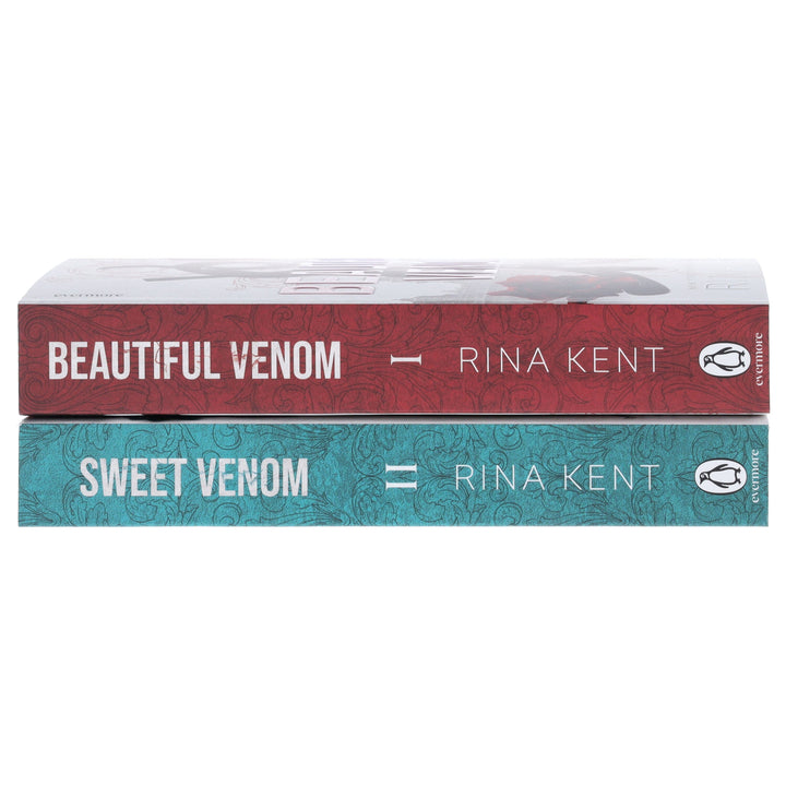 Vipers Series (Beautiful Venom & Sweet Venom) by Rina Kent 2 Books Collection Set - Dark Romance Fiction - Paperback