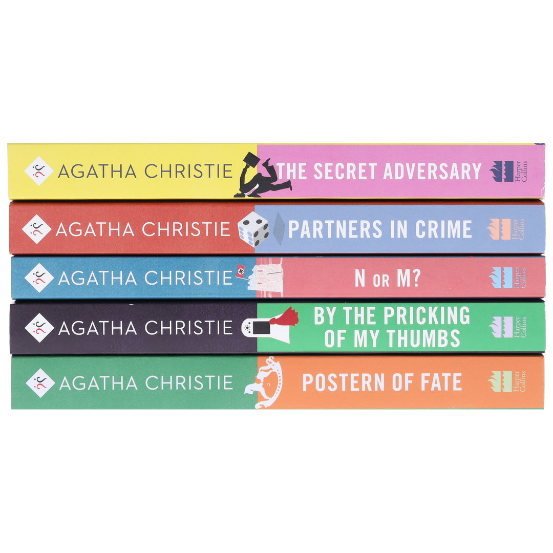 A Tommy and Tuppence Mystery Series by Agatha Christie 5 Books Collection Set - Fiction - Paperback