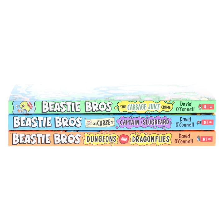Beastie Bros Series by David O'Connell Illustrated 3 Books Collection Set - Ages 7+ - Paperback