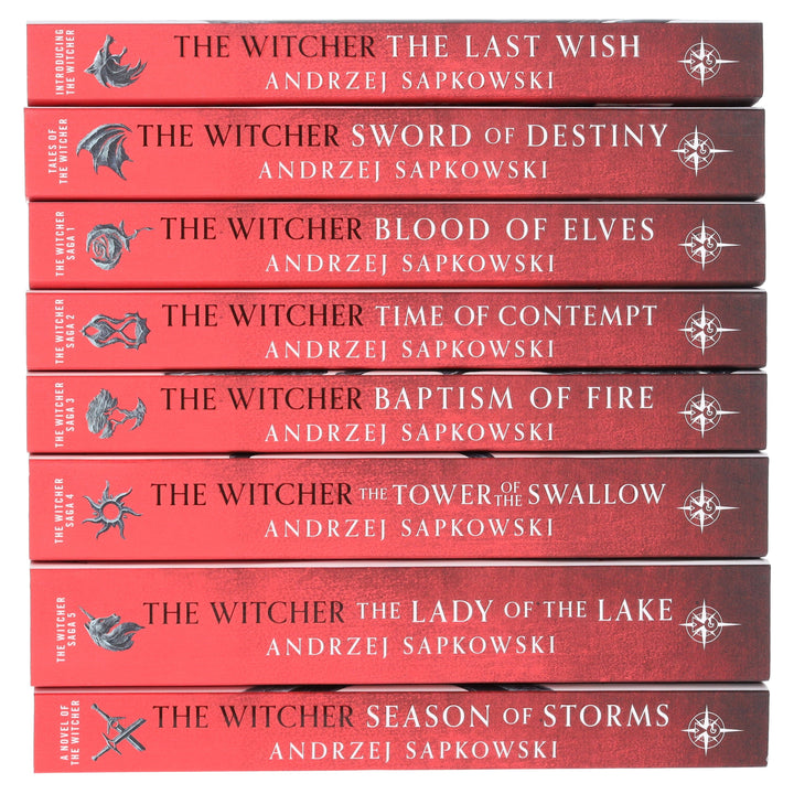 The Complete Witcher Series By Andrzej Sapkowski 8 Books Box Set Collection - Fiction - Paperback
