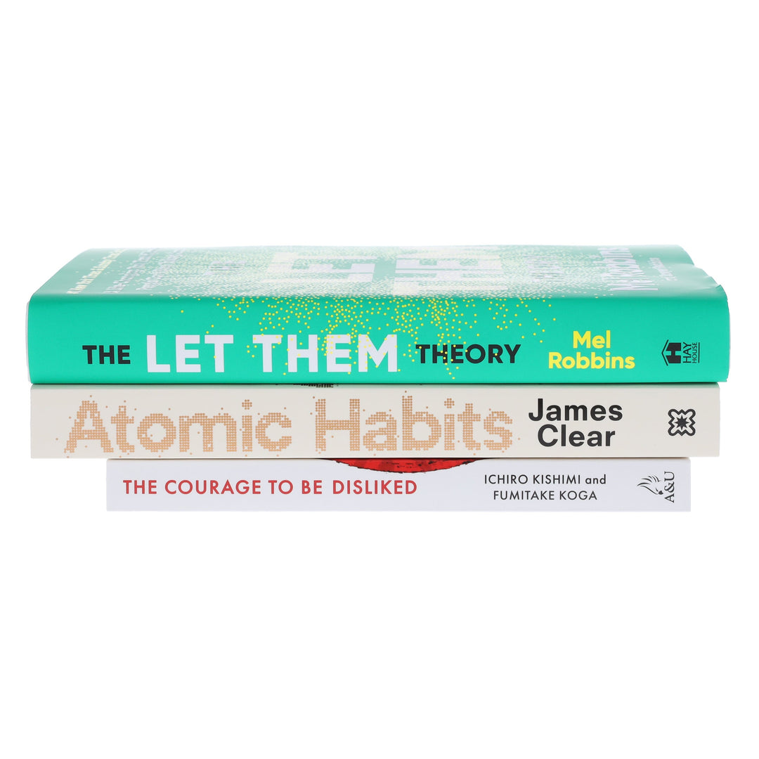 The Let Them Theory, Atomic Habits & The Courage To Be Disliked 3 Books Collection Set - Non Fiction - Paperback/Hardback