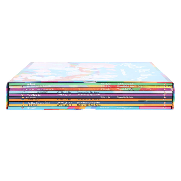 Red's Rainbow Collection Illustrated 10 Books Box Set - Ages 3+ - Paperback (Includes 10 Free Audiobook)