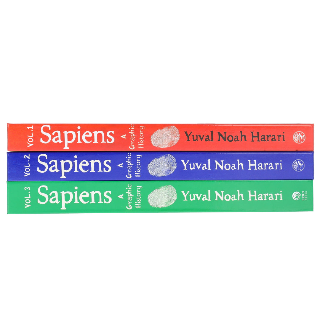 Sapiens: A Graphic History Collection by Yuval Noah Harari 3 Books Set - Non Fiction - Hardback
