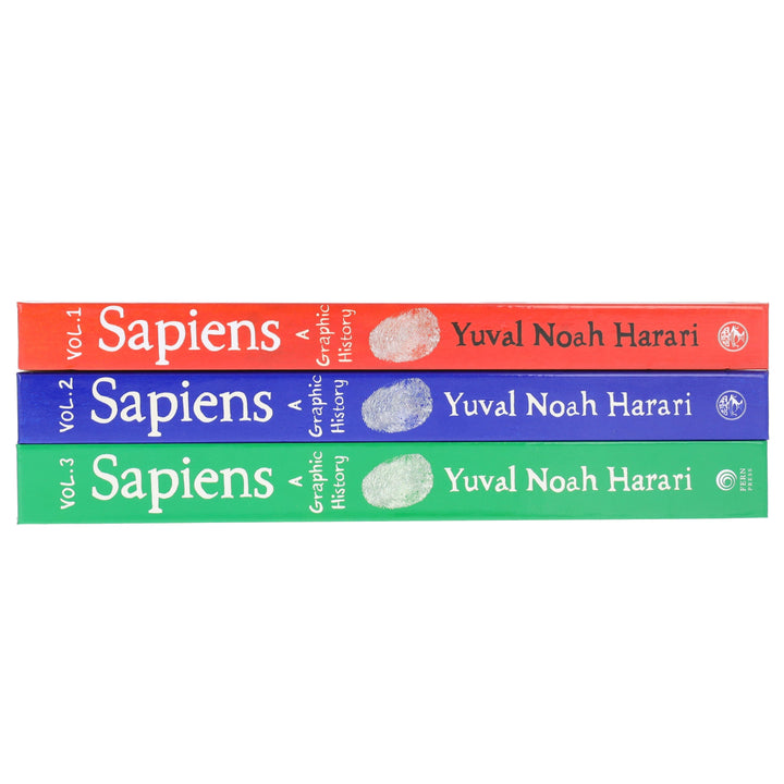 Sapiens: A Graphic History Collection by Yuval Noah Harari 3 Books Set - Non Fiction - Hardback