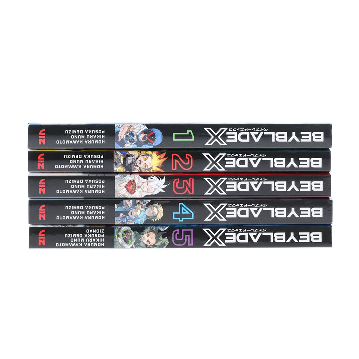 Beyblade X Series (Vol:1-5) by Homura Kawamoto & Hikaru Muno 5 Books Collection Set - Manga - Paperback