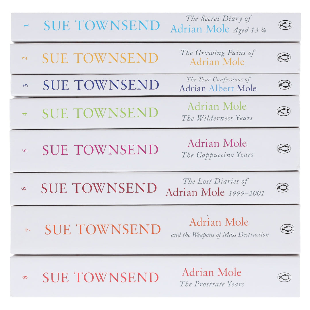 Adrian Mole Series by Sue Townsend 8 Books Collection Set - Young Adult - Paperback