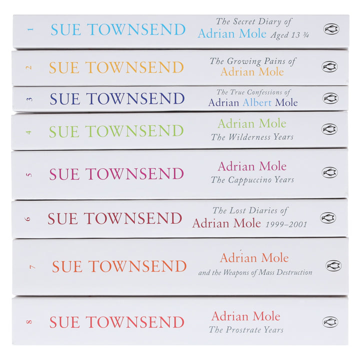 Adrian Mole Series by Sue Townsend 8 Books Collection Set - Young Adult - Paperback
