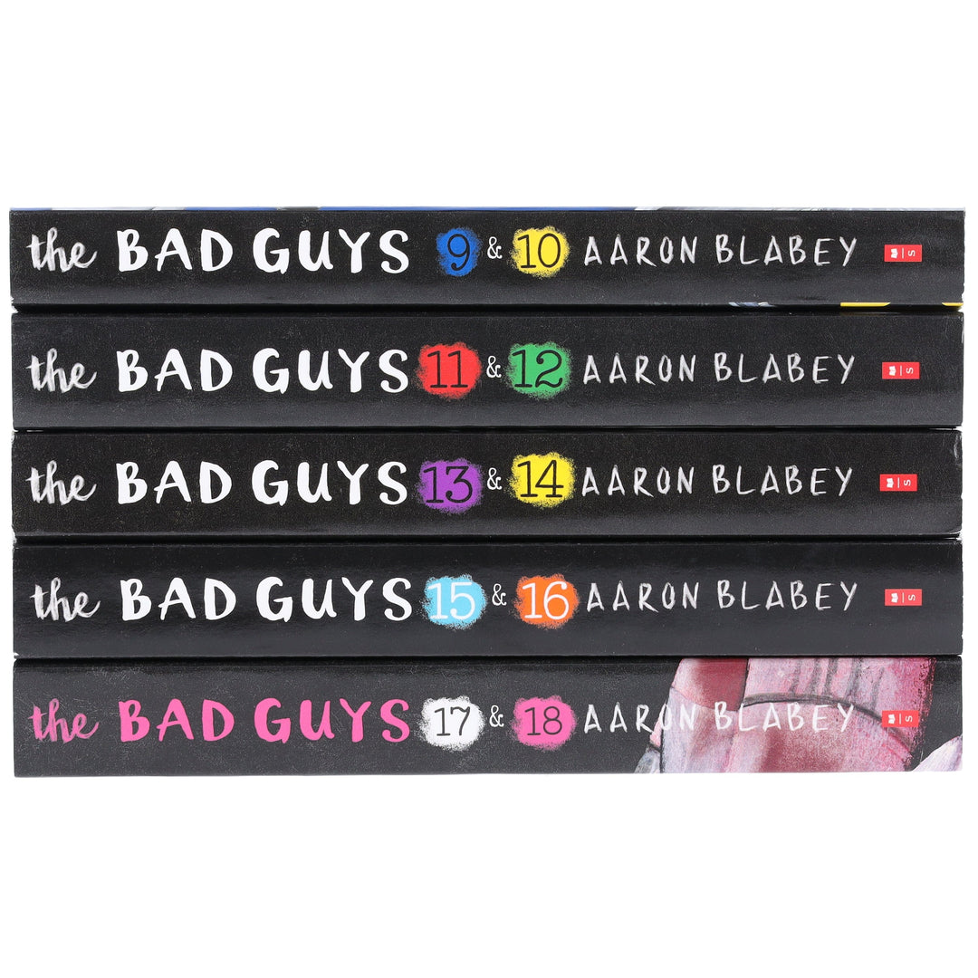 The Bad Guys Episodes 9-18 By Aaron Blabey 5 Books Collection Set - Ages 7-9 - Paperback