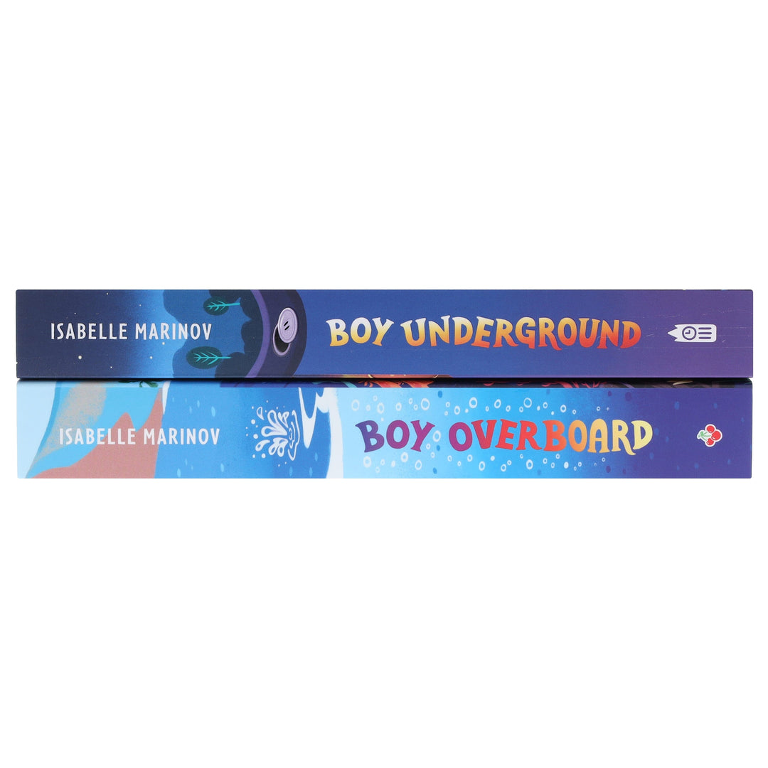 Isabelle Marinov Collection (Boy Underground & Boy Overboard) 2 Books Set - Ages 9-14 - Paperback
