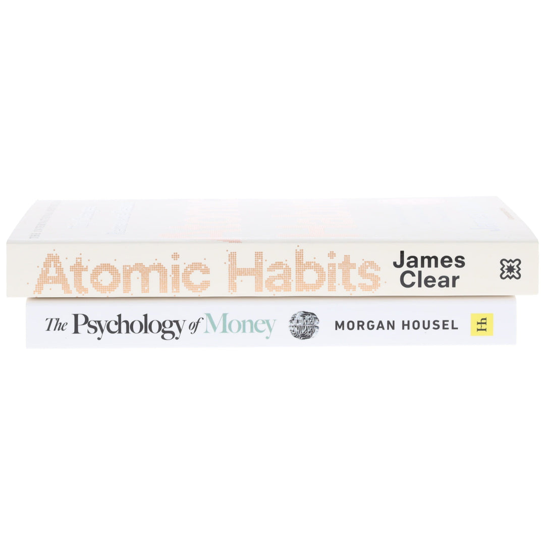 Atomic Habits by James Clear and The Psychology of Money by Morgan Housel: 2 Books Collection Set - Non Fiction - Paperback