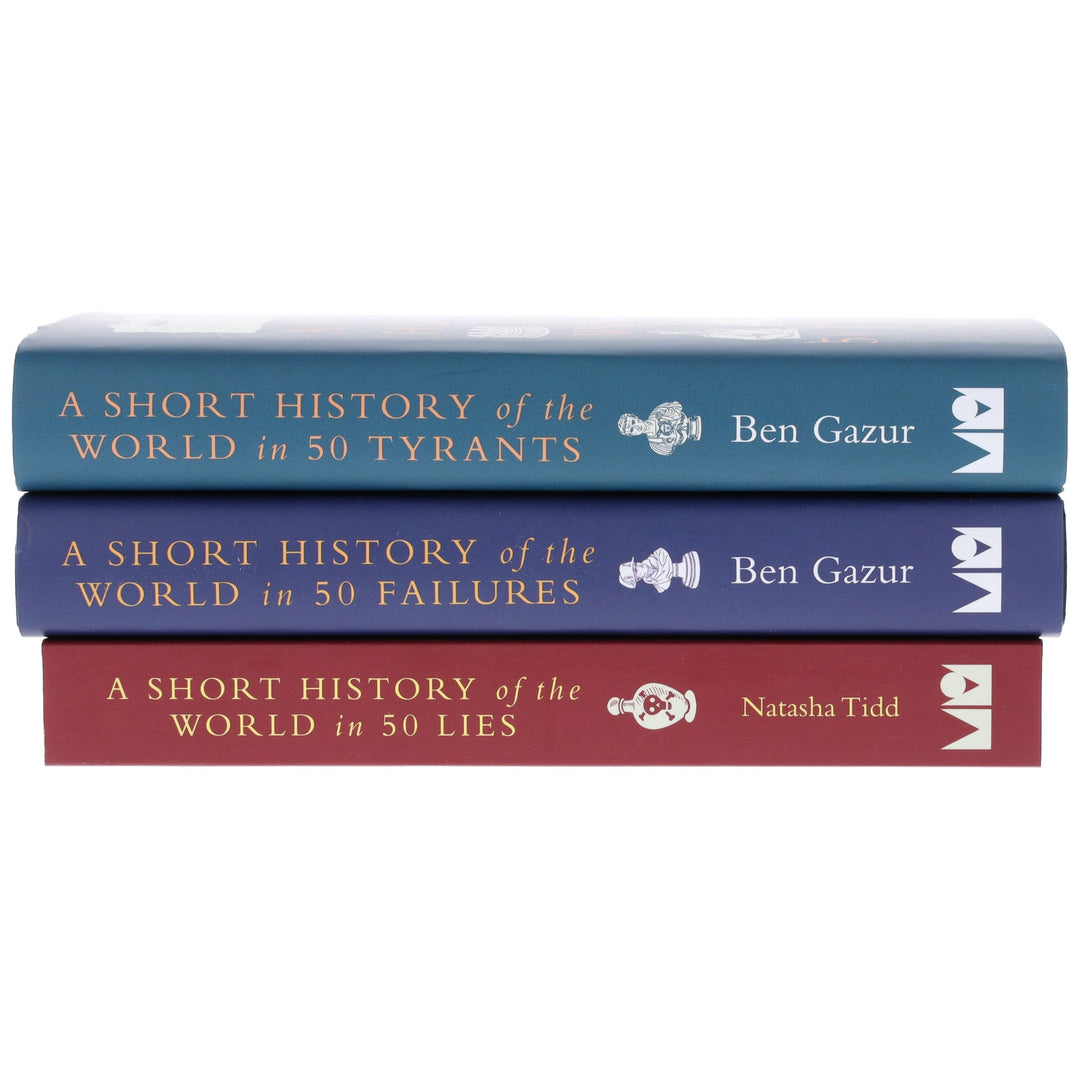 A Short History of the World Series by Ben Gazur & Natasha Tidd 3 Books Collection Set - Non Fiction - Paperback/Hardback