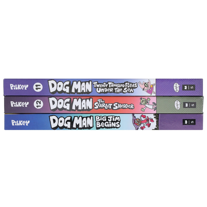 Dog Man Series by Dav Pilkey (Book 11-13) Collection 3 Books Set - Ages 7+ - Hardback