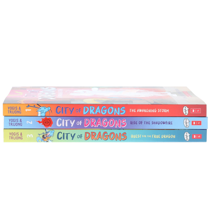 City of Dragons by Jaimal Yogis & Vivian Truong 3 Graphic Novels Collection Set - Ages 8-12 - Paperback