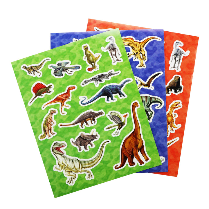 Dinosaur Activity Pack Colouring Books & Stickers 3 Books Collection Set - Ages 3+ - Paperback