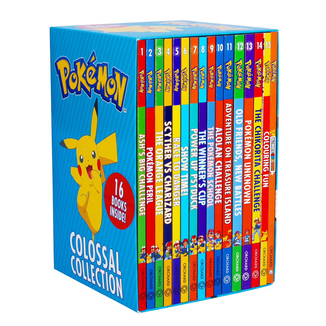 Pokemon Colossal Collection 16 Books Box Set By Tracey West - Ages 5-8 - Paperback 5-7 Orchard Books