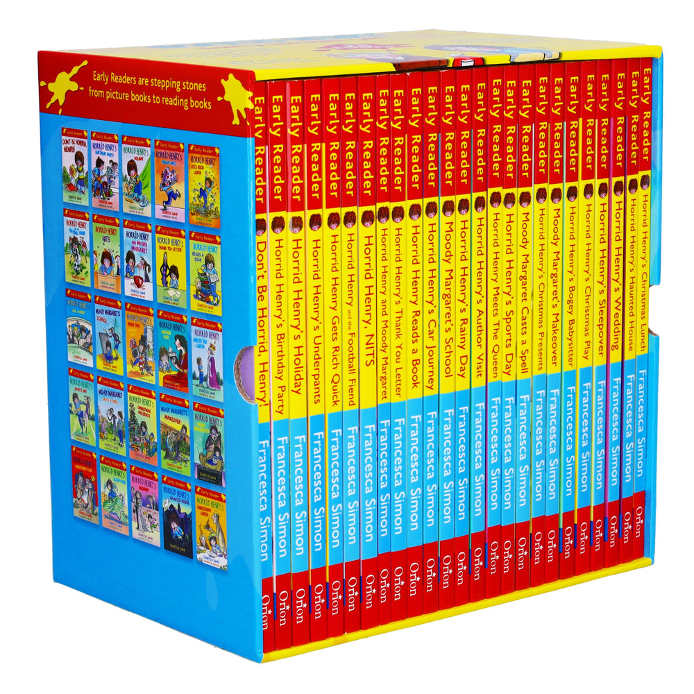 Horrid Henry Early Readers 25 Books Children Collection Box Set By Francesca Simon- Ages 7-9 - Paperback 7-9 Orion Children's Books