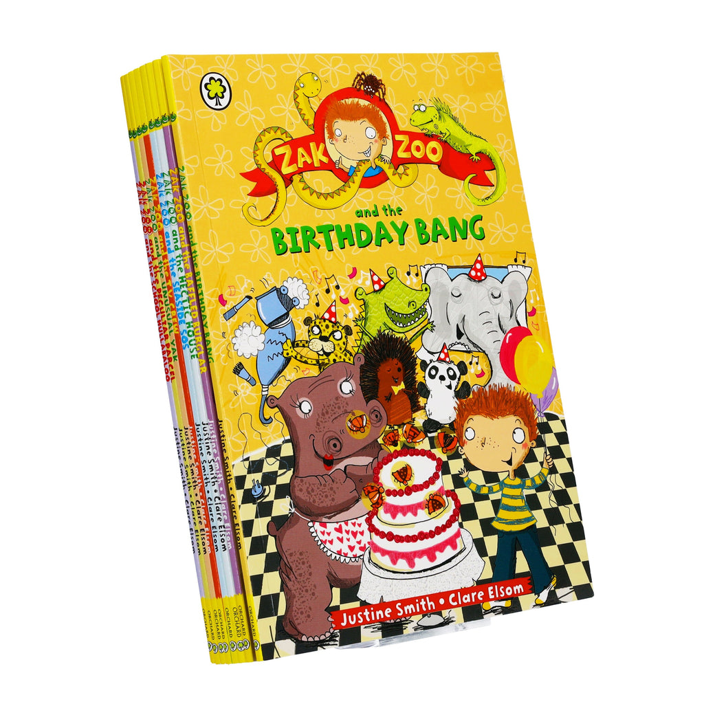 Zak Zoo Series By Justine Smith 8 Books Collection Set - Ages 6-11