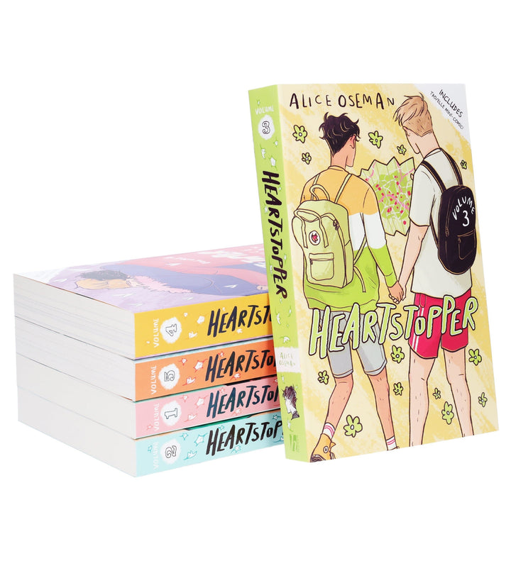 Heartstopper by Alice Oseman: Volumes 1-5 Collection Set - Ages 13+ - Paperback