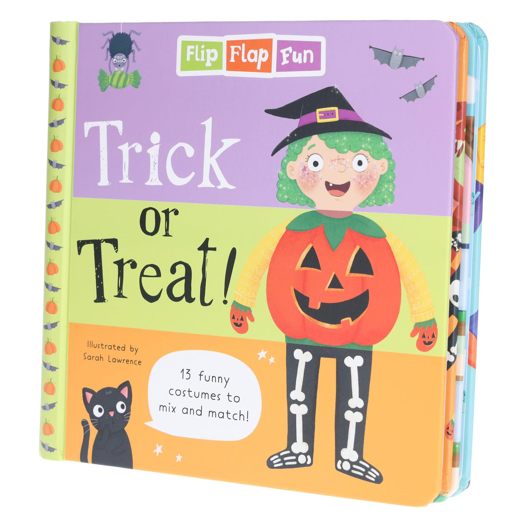 Flip Flap Fun: Trick or Treat & Knock, Knock, Who's Here? 2 Books Collection Set - Ages 5-7 - Spiral Bound