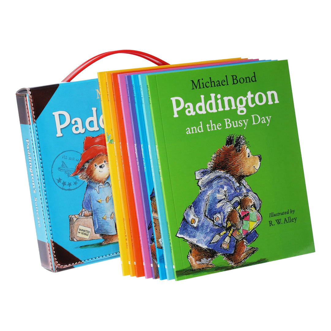 Paddington Bear Suitcase 8 Picture Books By Michael Bond - Ages 0-5 - Paperback 0-5 HarperCollins Publishers