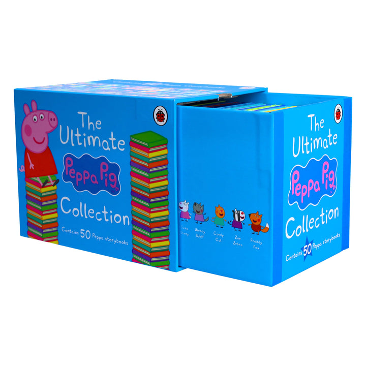 The Ultimate Peppa Pig Collection 50 Books Box Set By Ladybird - Ages 5+ - Hardback