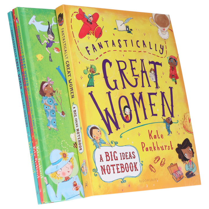 Fantastically Great Women By Kate Pankhurst 4 Books Collection Box Set - Ages 7-9 - Hardback
