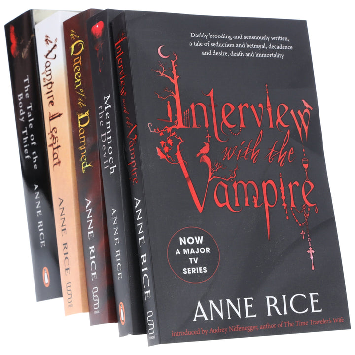 The Vampire Chronicles by Anne Rice: Book 1-5 Collection Set - Fiction - Paperback