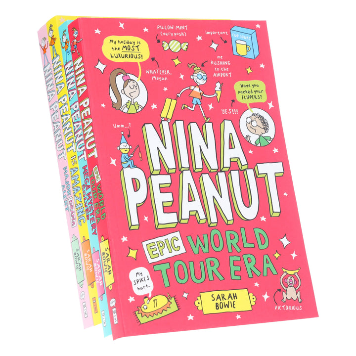 Nina Peanut Series by Sarah Bowie 4 Books Collection Set - Ages 9+ - Paperback