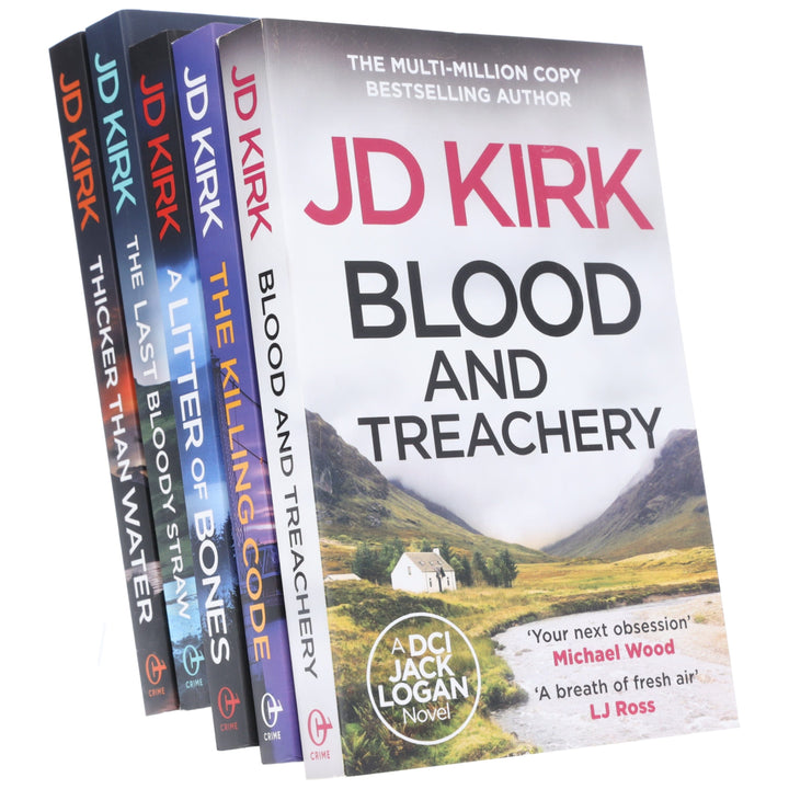 DCI Logan Crime Thrillers (Book 1-5) by JD Kirk 5 Books Collection Set - Fiction - Paperback