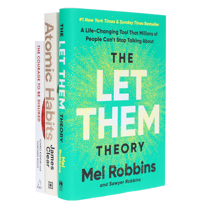 The Let Them Theory, Atomic Habits & The Courage To Be Disliked 3 Books Collection Set - Non Fiction - Paperback/Hardback