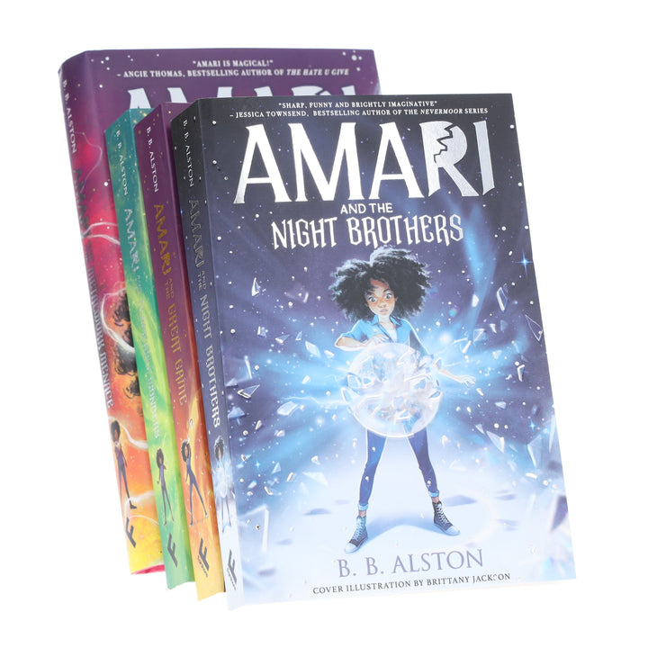Amari and the Night Brothers Series by BB Alston 4 Books Collection Set - Ages 8-12 - Paperback/Hardback