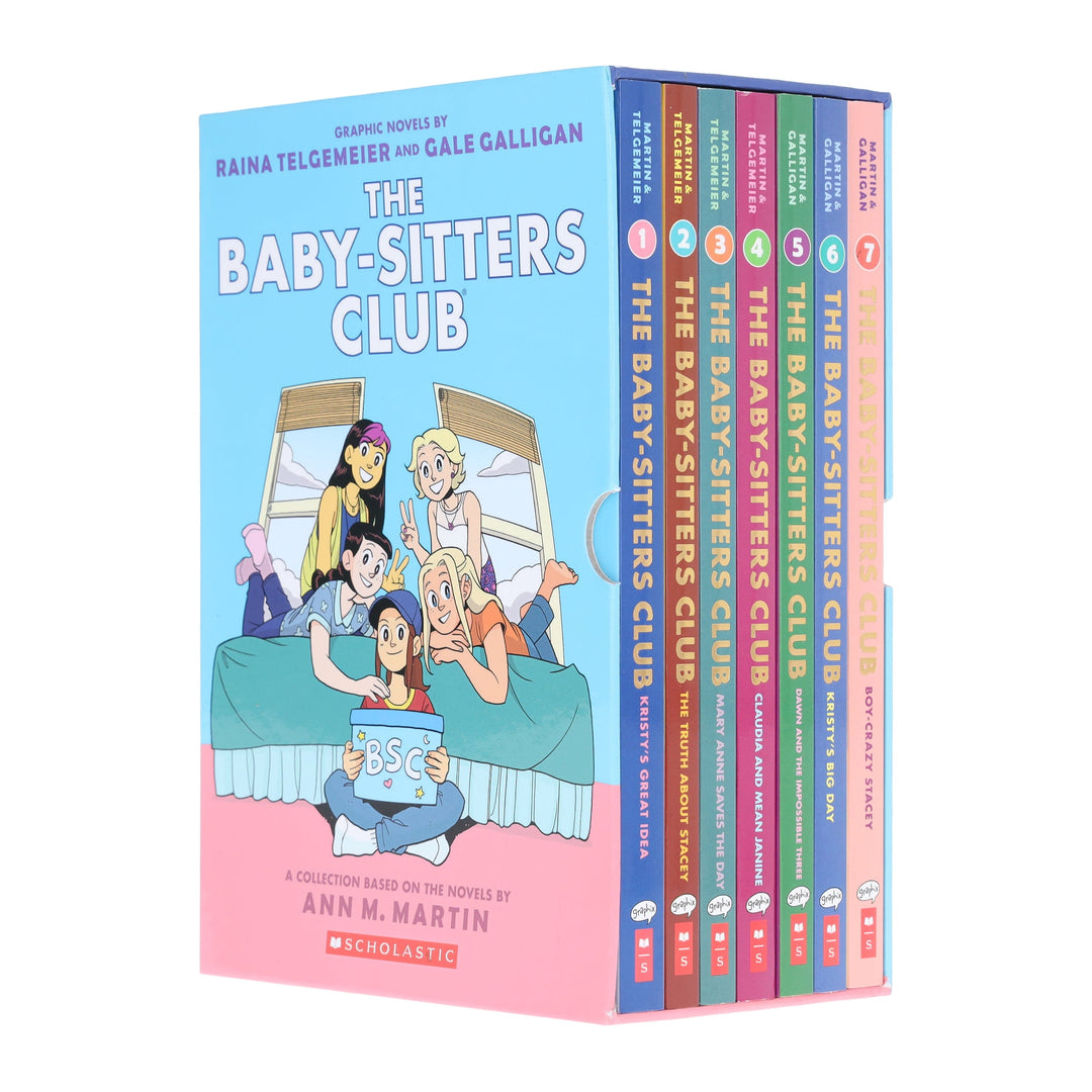 The Baby-Sitters Club by Ann M. Martin: Graphic Novels 1-7 Box Set - Ages 9+ - Paperback