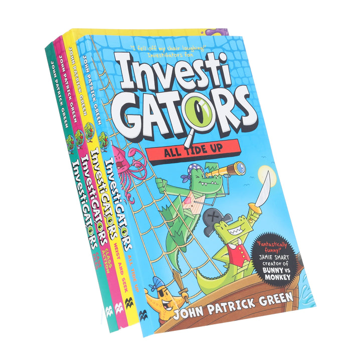 InvestiGators Series Books (6-9) by John Patrick Green 4 Books Collection Set - Ages 7-9 - Paperback