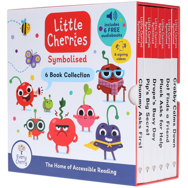 The Little Cherries Series illustrated 6 Books Collection Box Set (6 Free Audio Books Included) - Ages 5-7 - Paperback