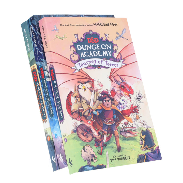 Dungeons & Dragons: Dungeon Academy Series by Madeleine Roux 3 Books Collection Set - Ages 7-11 - Paperback