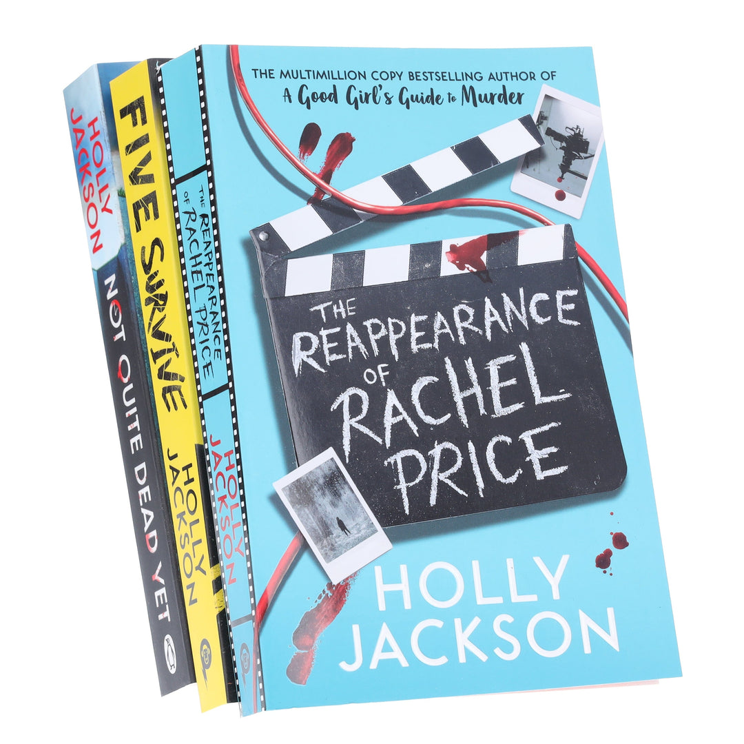 Holly Jackson's (Five Survive, The Reappearance of Rachel Price & Not Quite Dead Yet) 3 Books Collection Set - Fiction - Paperback