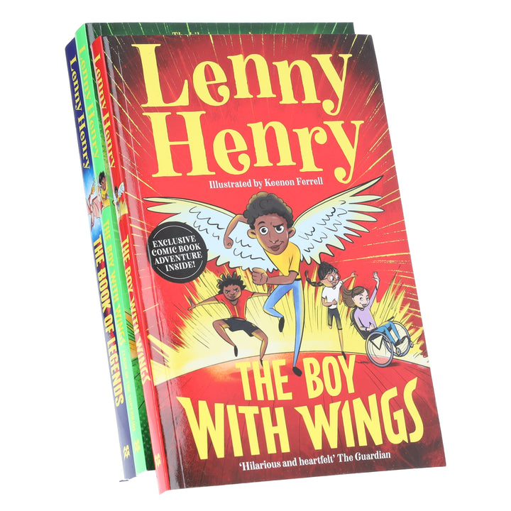 The Boy With Wings Series by Lenny Henry 3 Books Collection Set - Ages 8+ - Paperback