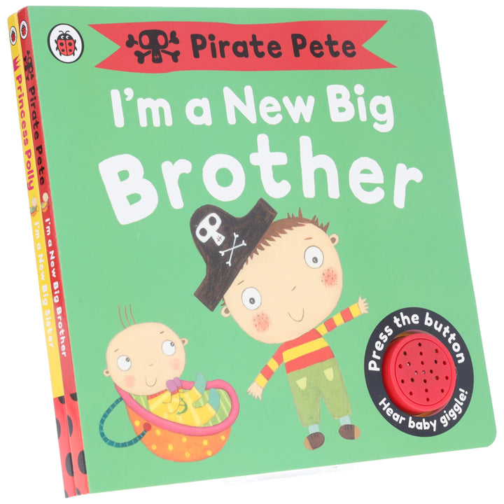 Pirate Pete and Princess Polly Series By Lady Bird 2 Books Collection Set - Ages 2-4 - Board Book